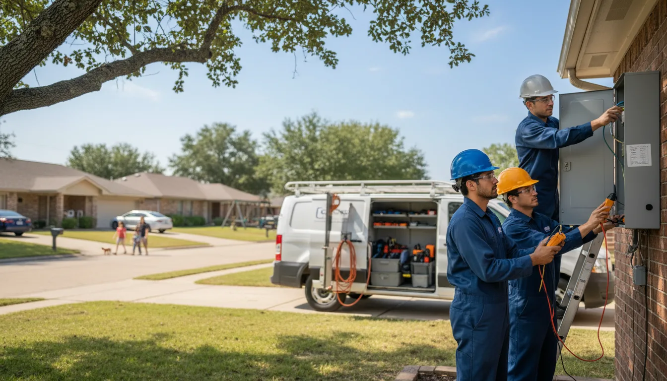 Certified electrician providing emergency electrical services in New Douglas, IL